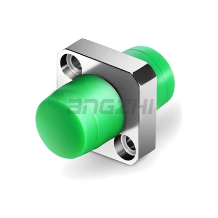 FC-APC to FC-APC Simplex Fiber Adapter – Metal, Square Design