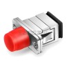 FC-SC Hybrid Simplex Fiber Optic Adapter, Female to Female, Copper