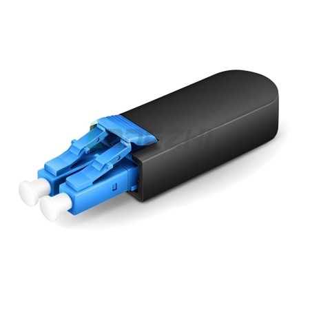 LC-UPC Duplex PVC 9125 Single-mode Fiber Loopback Module