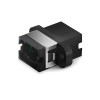 MTP-MPO Full Flange Black Fiber Optic Adapter