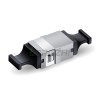 MTP-MPO No Ear Flange Black Fiber Optic Adapter
