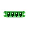LC-APC to LC-APC Singlemode 4 Core Plastic Fiber Optic Adapter