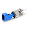 LC to ST Male Simplex Singlemode Fiber Adapter