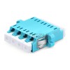 LC-UPC на LC-UPC 10G OM3 Quad Адаптер с фланцем