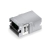 MTP-MPO No Ear Flange Black Fiber Optic Adapter