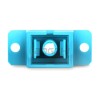 SC-UPC to SC-UPC 10G OM3 Simplex Plastic Fiber Adapter, Aqua