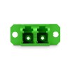 LC-APC to LC-APC Duplex Singlemode Plastic Fiber Optic Adapter