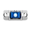 FC-SC Hybrid Simplex Fiber Optic Adapter, Female to Female, Copper
