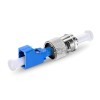 LC to ST Male Simplex Singlemode Fiber Adapter