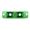 SC-APC to SC-APC Singlemode Duplex Fiber Optic Adapter