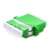 LC-APC to LC-APC Singlemode 4 Core Plastic Fiber Optic Adapter