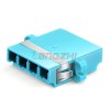 LC-UPC на LC-UPC 10G OM3 Quad Адаптер с фланцем