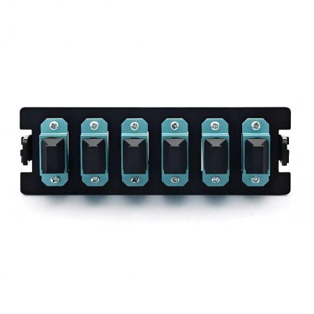 OM3 Multimode MPO Panel with Adapters | 6 Port