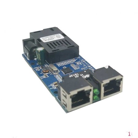 2XRJ45 | 1xSC | 10/100M | Ethernet Switch Converter