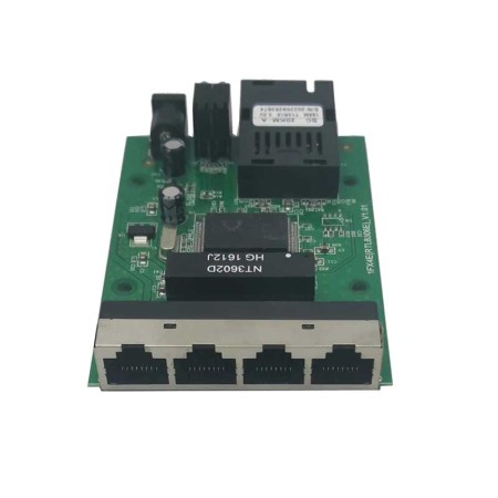 4XRJ45 | 1XSC | Port de fibre | 10/100M | Convertisseur de commutateur Ethernet