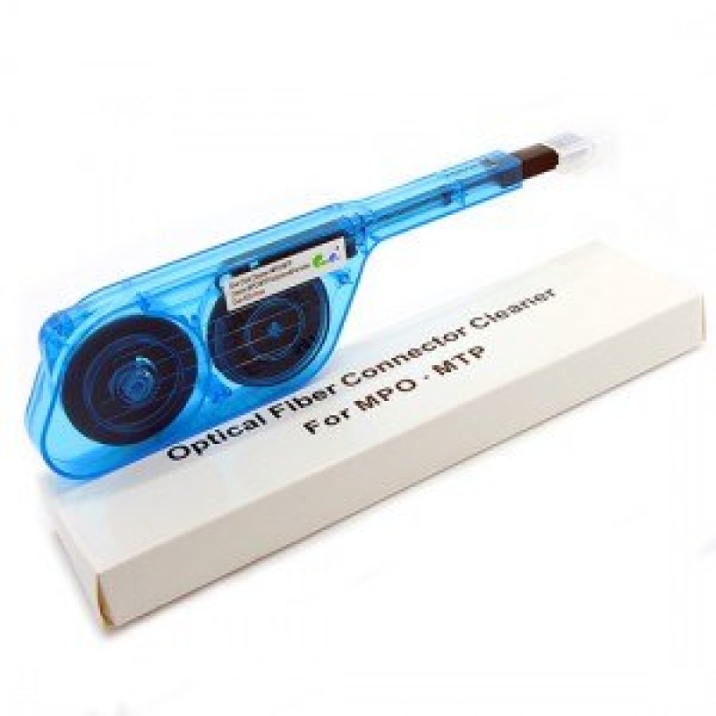 Fiber cleaning tool for MPO and MTP connectors