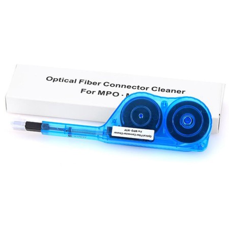 Fiber cleaning tool for MPO and MTP connectors