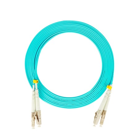 OM3 10 Gigabit Multimode Dual Core Fiber Optic Cable Cord LC-LC 1m 2m 3m 10m 50m - 1M
