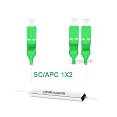 SC APC 1x2 1x4 1x8 x16 1x32 0.9mm Mini Fiber Optical PLC Splitter - APC 1X2