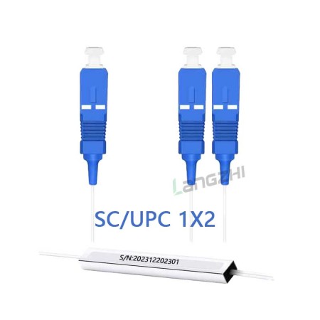 SC UPC 1x2 1x4 1x8 x16 1x32 de 0,9 mm Divisor PLC de fibra óptica mini - UPC 1X2