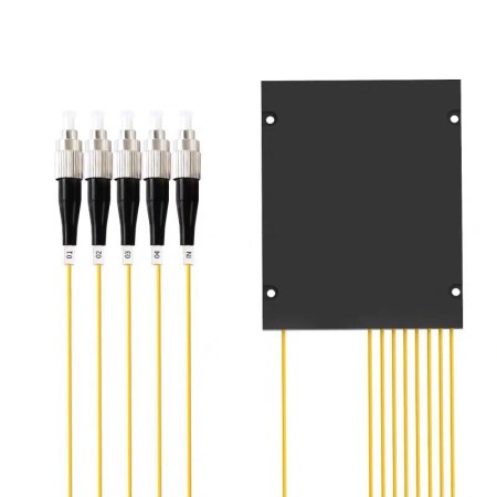 单模1X4光纤PLC分光器 FC/APC接口