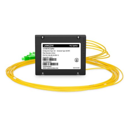 1 x 4 PLC ABS Fiber Splitter SC APC