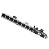 Reverse POE Gigabit Ethernet Switch with 2x1.25G Fiber, 8x1000M Ports