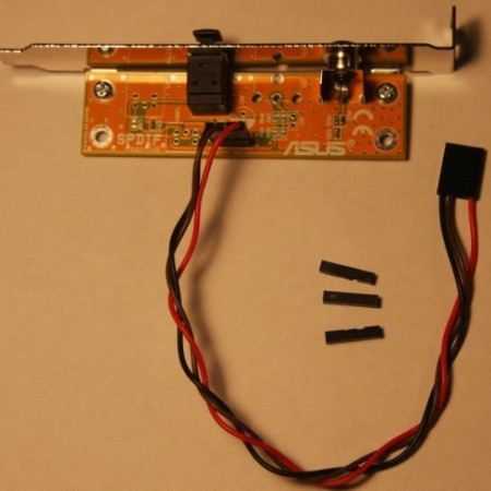 ASUS SPDIF Optical auf RCA Adapterplatte - Digital Audio Adapter