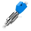 FC to LC Fiber Coupler, Male to Female Adapter, 0.2dB Low Loss, Zinc Alloy Durable