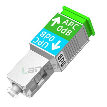 SC UPC to SC APC Fiber Adapter - Single Mode Simplex Connector