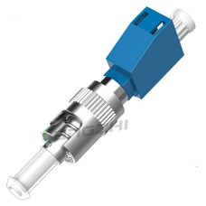 Adattatore Fibra Ottica LC-LC Simplex, Singlemode UPC, Colore Blu