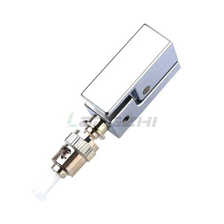 ST/UPC Square Bare Fiber Adapter - Zinc Alloy, Single Mode, 0.2dB Low Loss