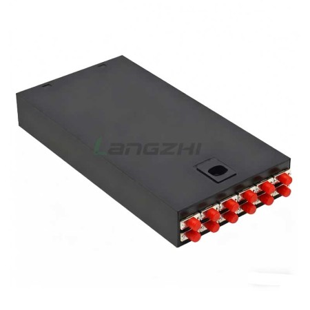 12-Port FC Single Mode Wall Mount Fiber Termination Box - Complete Kit