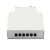 6-Port Empty Fiber Termination Box - Metal Enclosure