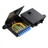 8-Port 16-Core LC Fully Loaded Fiber Terminal Box | Metal Optical Distribution Box