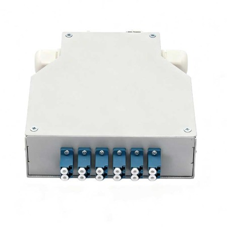 6-Port 12-Fiber LC Singlemode Patch Panel | Metal Enclosure | Fully Loaded | Rack Mount