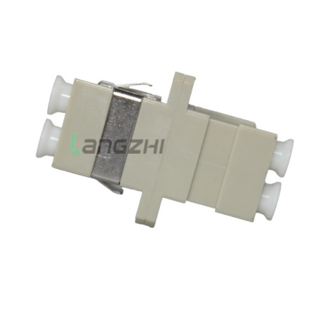 Adaptador de Fibra Óptica de Plástico Dúplex LC/UPC a LC/UPC OM1/OM2 Multimodo con Huella SC