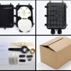 12-Core Fiber Optic Terminal Box, 1 In 1 Out, Wall Mount
