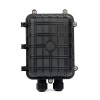 12-Core Fiber Optic Terminal Box, 1 In 1 Out, Wall Mount