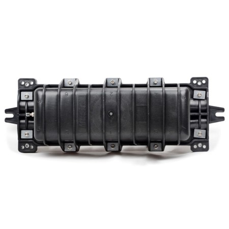 144 core fiber optic splicing box horizontal telecommunications waterproof FOSC 2 entrance 2 export customs clearance factory wholesale