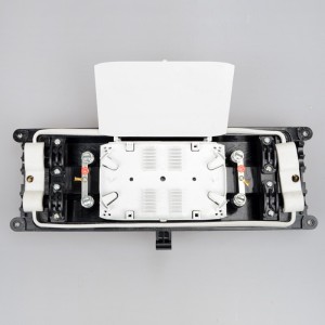 144-core optical fiber splicing box horizontal telecom waterproof FOSC 4 inlet 4 outlet