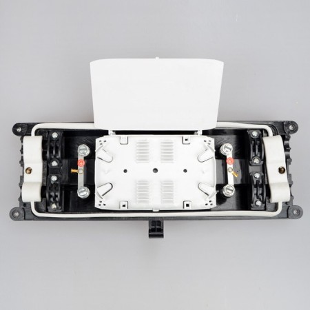 144-core optical fiber splicing box horizontal telecom waterproof FOSC 4 inlet 4 outlet