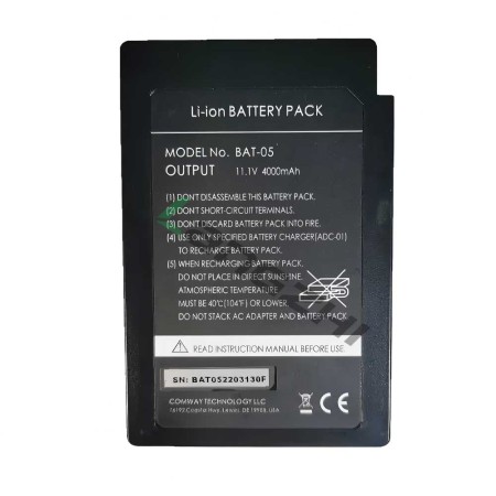 COMWAY BAT-05 Battery Pack 11.1V 4000mAh for A3 A33 A4 C5 Fiber Fusion Splicer | OEM Compatible