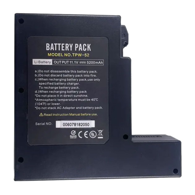 TPW-52 Battery for FST-16S/16H/18S/18H/83A/83S/A9 Fiber Optic Fusion Splicer