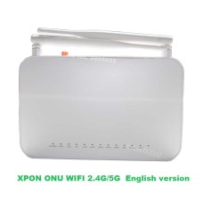 XPON ONU GPON optical fiber router FTTH EPON ONU 1GE 3FE 1VOIP 2.4G 5G WIFI - SC UPC/no power