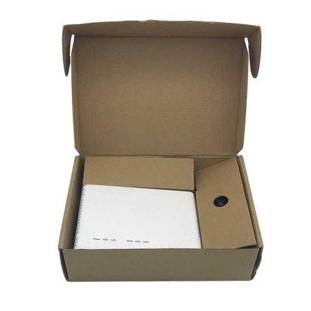 F412 V5.0 EPON ONU | 2 LAN Ports + VoIP Phone Port | Fiber Modem