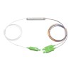 1x2 Farblich codierter PLC Splitter, Mini Typ, 60x7x4mm, G.657A1 Glasfaser