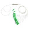 2x16 PLC Splitter, Micro Mini, Blockless Package, 60x7x4mm, 1m G.657A1 Fiber