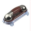 Mini Retro Trimline Corded Wall Phone, Antique Vintage Telephone with Light