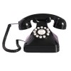 Retro Corded Landline Phone, 1980s Vintage Analog with Flash, Redial for Seniors